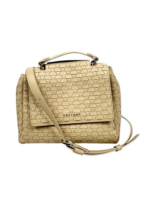 borsa donna sveva small in nappa woven avorio Orciani | B01999-NAPPA WOVENAVORIO